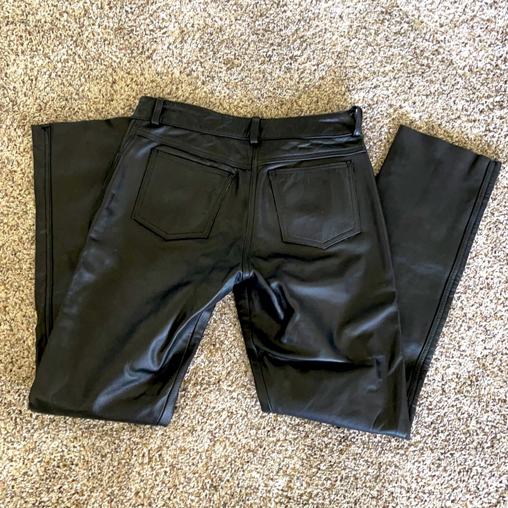 Kookie high rise biker leather pants size M. Excellent condition.